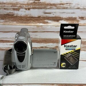 Canon ZR200 MiniDV Camcorder 400x Zoom LCD AV Connectivity For Parts – Used